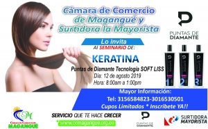 Seminario de Keratina @ 2 piso de Cámara de Comercio de Magangué