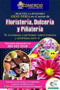 GRAN FERIA DEL SECTOR PIÑATERÍA, DULCERÍA Y FLORISTERÍA @ https://www.facebook.com/ccmagangue/videos/812159179526479/