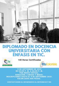 DIPLOMADO DOCENCIA UNIVERSITARIA CON ÉNFASIS EN TIC @ PLATAFORMA EDUCOLOMBIA